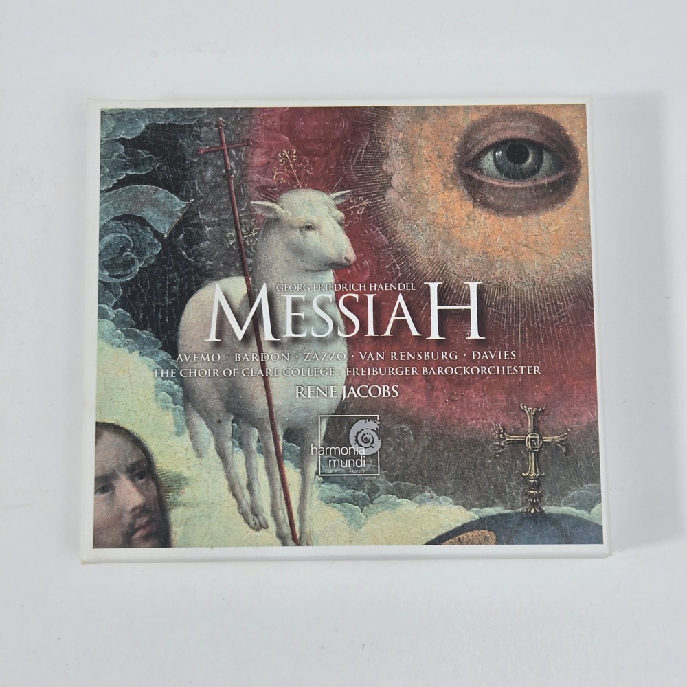 Handel Messiah Rene Jacobs Harmonia Mundi 2 CD Set Classical Choral Box Set